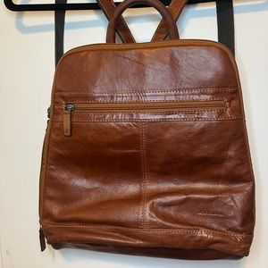 Jack Georges Voyager small backpack- Honey